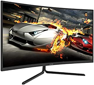 VIOTEK NV32Q True 4K Monitor 32-Inch Curved | 60Hz 4ms (OD) Streaming-Ready 3840 x 2160p Monitor for Gaming/Movies | HDR-Ready 1500R VA Panel w/FreeSync | HDMI 2.0 DP 1.2 Audio Out (VESA)