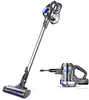 MOOSOO Cordless Vacuum 4 in 1 Powerful Suction Stick Handheld Vacuum Cleaner for Home Hard Floor Carpet Car Pet - XL-618A, Lightweight