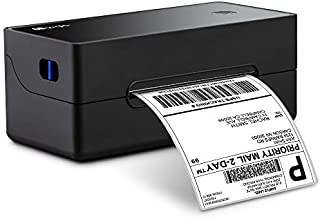 Logia Thermal 300 DPI Label Printer | High-Speed 4x6 & Barcode Printer for Shipping & Postage Labels | Commercial Grade Compatible w/Amazon, eBay, Etsy, Stamps.com etc. - Fanfold and Roll Label Holder