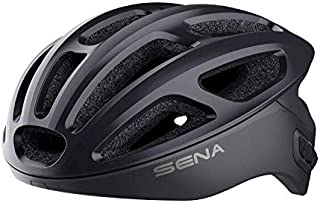 Sena R1 Smart Cycling Helmet, (Onyx Black, Small) (R1-STD-OB-S)