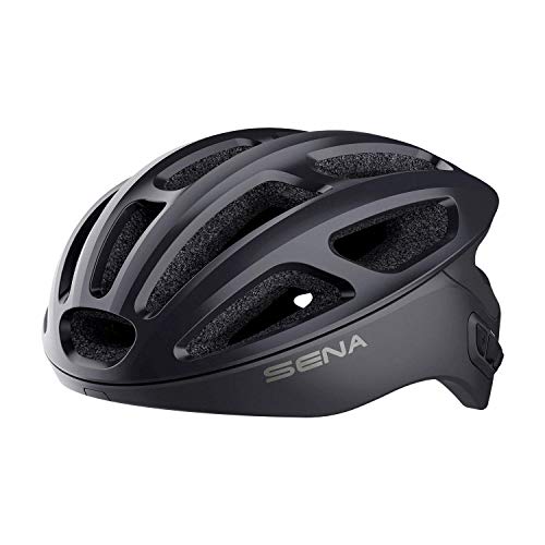 Sena R1 Smart Cycling Helmet, (Onyx Black, Small) (R1-STD-OB-S)