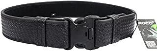 ROCOTACTICAL Basketweave Police Duty Belt, Web Duty Belt with Loop Liner (Large, 40-46)