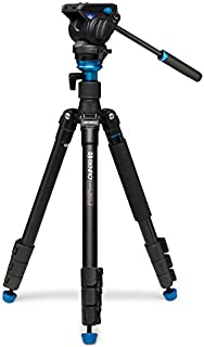 Benro Aero 4 Travel Angel Video Tripod Kit (A2883FS4),BLACK