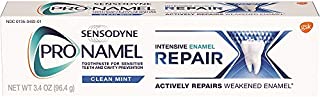 Sensodyne Pronamel Intensive Enamel Repair Toothpaste for Sensitive Teeth, to Reharden and Strengthen Enamel, Clean Mint - 3.4 Ounces