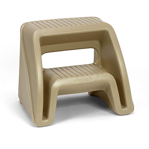 Simplay3 Handy Home 2-Step Plastic Stool 16 in. - Tan