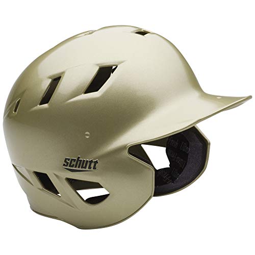 Schutt AiR 5.6 Softball Batting Helmet with Advanced D30 Padding, Metallic Vegas Gold, X-Small