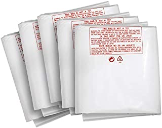 Clear Plastic Dust Collector Replacement Bag 5 Pack 20