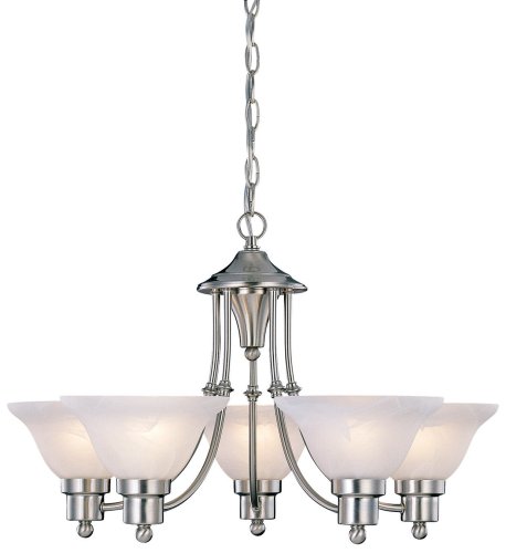 Hardware House 544452 54-4452 Bristol 5 Light Chandelier, 24