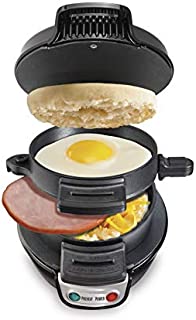 Hamilton Beach Breakfast Sandwich Maker, Black (25477)