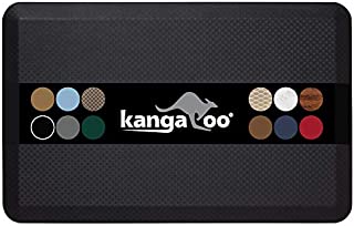Kangaroo Original Standing Mat Kitchen Rug, Anti Fatigue Comfort Flooring, Commercial Grade Pads, Ergonomic Floor Pad for Office Stand Up Desk, 20x32, Black