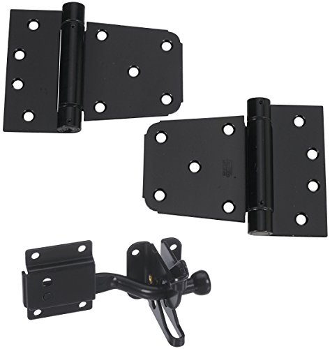 National Hardware N343-475 Self-Closing Gate Kit, 0, Black