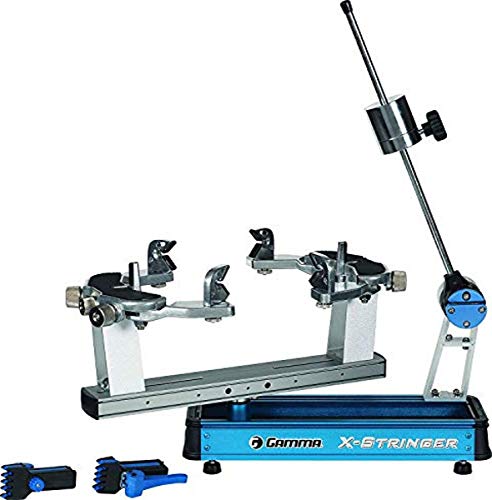 Gamma X-6 Racquet Stringing Machine: X-Stringer X-6 Tennis String Machine with Stringing Tools and Accessories - Tennis, Squash and Badminton Racket Stringer - Tabletop Racket Restring Machines