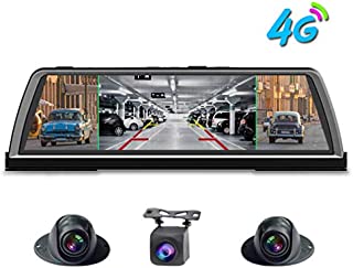 ShiZhen 360 Degree Panoramic Dashboard 4G car dvr Dash cam 4CH Cameras Recorder 10