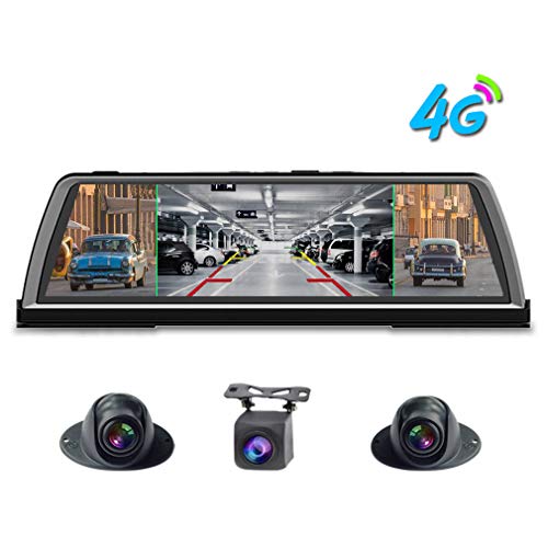 ShiZhen 360 Degree Panoramic Dashboard 4G car dvr Dash cam 4CH Cameras Recorder 10