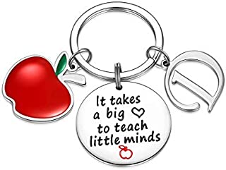 Teacher Gifts for Women, Teacher Keychain Gifts for Teacher Valentine's Jewelry(D)