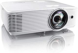 Optoma EH412ST Short Throw 1080P HDR Professional Projector | Super Bright 4000 Lumens | Business Presentations, Classrooms, or Meeting Rooms | 15,000 hour lamp life | Speaker Built In (Renewed)