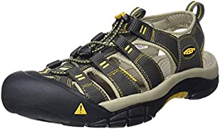 KEEN mens Newport H2 Sandal , Raven/Aluminum , 13 M US