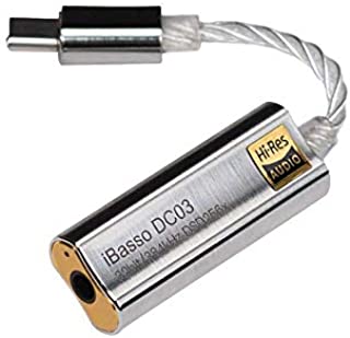 iBasso DC03 Portable USB DAC/Headphone Amp (Silver)