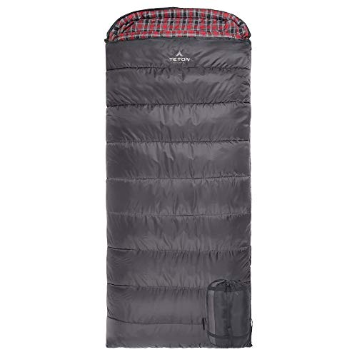 TETON Sports Celsius XL -25F Sleeping Bag; Cold Weather Sleeping Bag; Great for Family Camping; Free Compression Sack