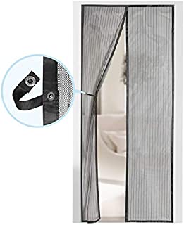 Magnetic Screen Door - Self Sealing, Heavy Duty, Hands Free Mesh Partition Keeps Bugs Out - Pet and Kid Friendly - Patent Pending Keep Open Feature - 38