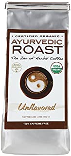 Ayurvedic Roast - Top Caffeine Free Certified Organic Coffee Substitute - Natural Grain Beverage and Herbal Blend that is a Great Non Acidic Coffee Alternative