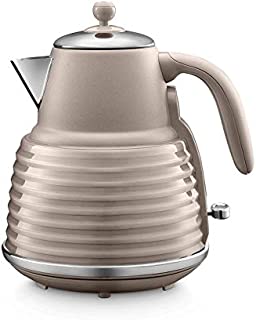 Classic European Style Electric Kettle, 1.5L Stainless Steel Kettle, Fast Heating, with Imported Thermostat Equipment.