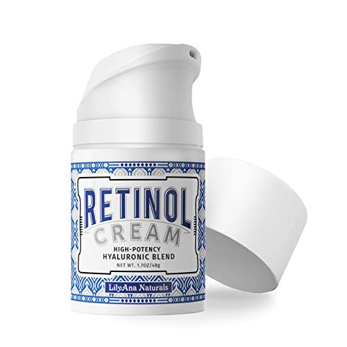 LilyAna Naturals Retinol Cream for Face - Retinol Cream, Anti Aging Cream, Retinol Moisturizer for Face, Wrinkle Cream for Face, Retinol Complex - 1.7oz