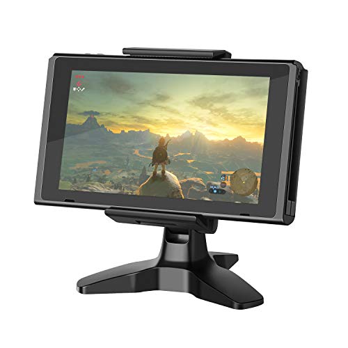 Stable Stand for Nintendo Switch, 360-Degree Adjustable Tablet Strong-Clamp Playstand, Heavy-Duty Base Desk Cell Phone Holder, Compatible with iPad iPhone Samsung Kindle Fire E-Reader by APPS2Car