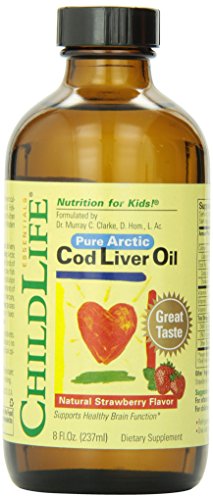 Child Life Cod Liver Oil, Glass Bottle, 8-Ounce