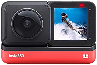 Insta360 ONE R 360 Edition  5.7K 360 Degree Camera with Stabilization, IPX8 Waterproof, Invisible Selfie Stick Effect, Touch Screen, AI Editing