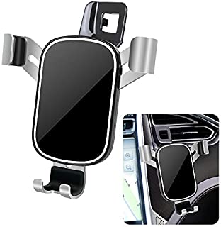 LUNQIN Car Phone Holder for 2016-2020 Tesla Model X and 2012-2021 Tesla Model S [Big Phones with Case Friendly] Auto Accessories Navigation Bracket Interior Decoration Mobile Cellphone Mount