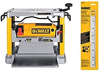 DEWALT DW734 15 Amp 12-1/2-Inch Single Speed Benchtop Planer with DEWALT DW7342 Replaceable Knives for DW734