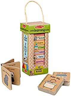 Melissa & Doug Children's Book - Natural Play Book Tower: Little Learning Books