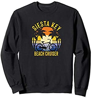 Siesta Key Beach Cruiser Florida Gulf Coast Vacation Bike Sweatshirt