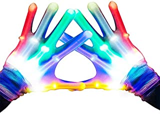 Toys Age 3-12 Boys, ROKY LED Flashing Gloves Party Favors for Kids Gifts for 6-12 Year Old Boys Girls Toy 5-10 Stocking Stuffing Christmas 2021 New Year Toys for 6-12 Kids Boys Girls Medium