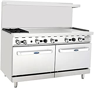 CookRite Natural Gas Range 2 Burner Countertop Hotplates 48