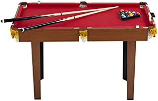 48-inch Pool Table Indoor Billiard Table with 16 Balls 2 Sticks 2 Chalk, Brush and Triangle Pool Game Table Gift Mini Pool Table for Boys and Girls