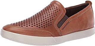 ECCO Men's Collin 2.0 Slip On Sneaker, Cashmere Perforated, 11-11.5