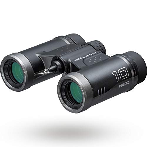 PENTAX Binoculars UD 10x21- Black. 10x magnification with roof prism. Bright and clear viewing, lightweight with Multi-coating to acheive excellent image performance. For concerts, sports and safari