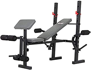 Body Champ Standard Weight Bench, Exercise and Weightlifting Bench, Adjustable Incline Seat