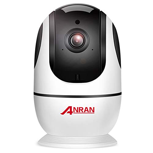 Wireless Security Camera 1080p, Home Smart WiFi Camera Indoor 360 Degree Pan/Tilt/for Pet,Elder,Baby Monitor with Panoramic View Night Vision,Two-Way Audio,Motion Detection,2.4G WiFi No TF Card ANRAN