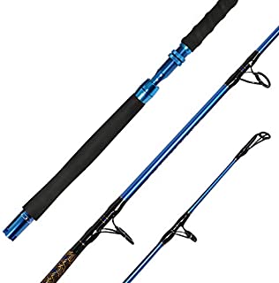 Fiblink Saltwater Graphite Jig Jigging Spinning Fishing Rod Deep Sea Jig Pole (6-Feet, Medium Heavy, 50-80lbs)