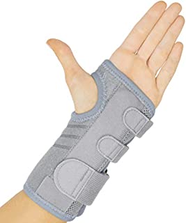 Vive Carpal Tunnel Wrist Brace (Left or Right) - Arm Compression Hand Support Splint - for Men, Women, Kids, Bowling, Tendonitis, Arthritis, Athletic Pain, Sports, Golf - Universal Adjustable Fit