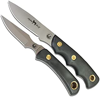 Knives Of Alaska Alpha Wolf SureGrip Handle D2/Cub Knife Combo