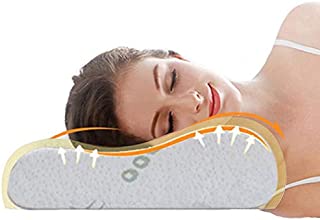 Ecosafeter Contour Memory Foam Pillow- Cervical Orthopedic Deep Sleep Neck Pillow, Prime Soft Supportive Washable Hypoallergenic Pillow Not Standard Size Pillow