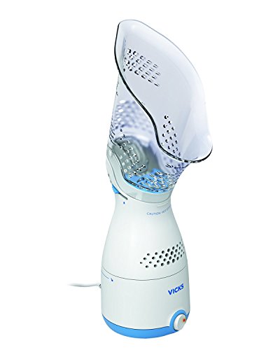 Vicks Personal Sinus Steam Inhaler with Soft Face Mask  Face Humidifier with Targeted Steam - Aids with Sinus Problems, Congestion and Cough, Works with Vicks VapoPads (Not Included)