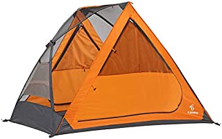 Tents for Camping, Easy Setup 2 Person Family Cabin Tent Waterproof Portable Instant Pop Up Tent for Indoor Outdoor Hiking Mountaineering Backpacking Orange