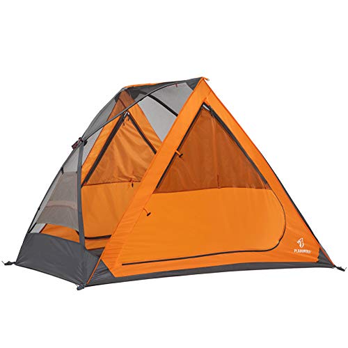 Tents for Camping, Easy Setup 2 Person Family Cabin Tent Waterproof Portable Instant Pop Up Tent for Indoor Outdoor Hiking Mountaineering Backpacking Orange