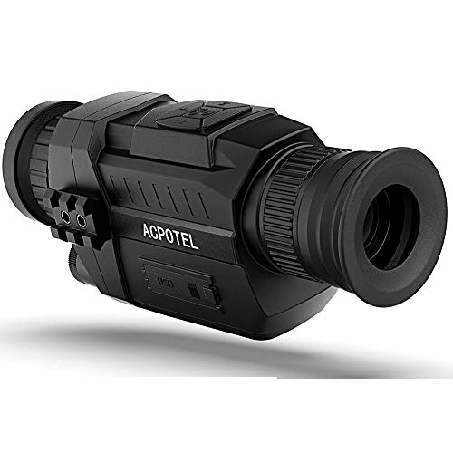 ACPOTEL Night Vision Monocular, 5 x 35 Digital Night Vision HD Scopes with Rechargeable/Take Photo/Video Recording/Playback Function for Outdoor/Surveillance/Security/Hunting/Hiking