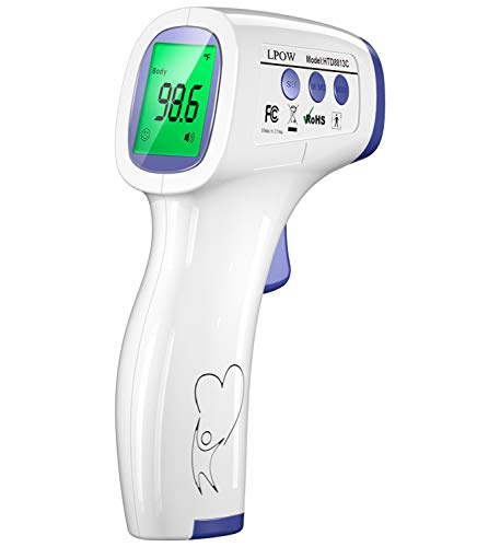 Forehead Thermometer for Adults, The Non Contact Infrared Thermometer for Fever, Body Thermometer and Surface Thermometer 2 in 1 Dual Mode Touchless Thermometer